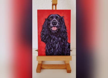 Direkt von Künstlerin: Tierportraits ab Foto (mit Tierschutzhilfe)