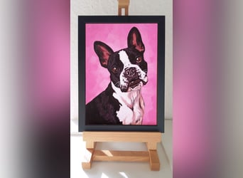 Direkt von Künstlerin: Tierportraits ab Foto (mit Tierschutzhilfe)