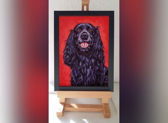 Direkt von Künstlerin: Tierportraits ab Foto (mit Tierschutzhilfe)