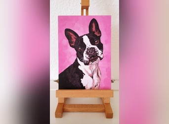 Direkt von Künstlerin: Tierportraits ab Foto (mit Tierschutzhilfe)