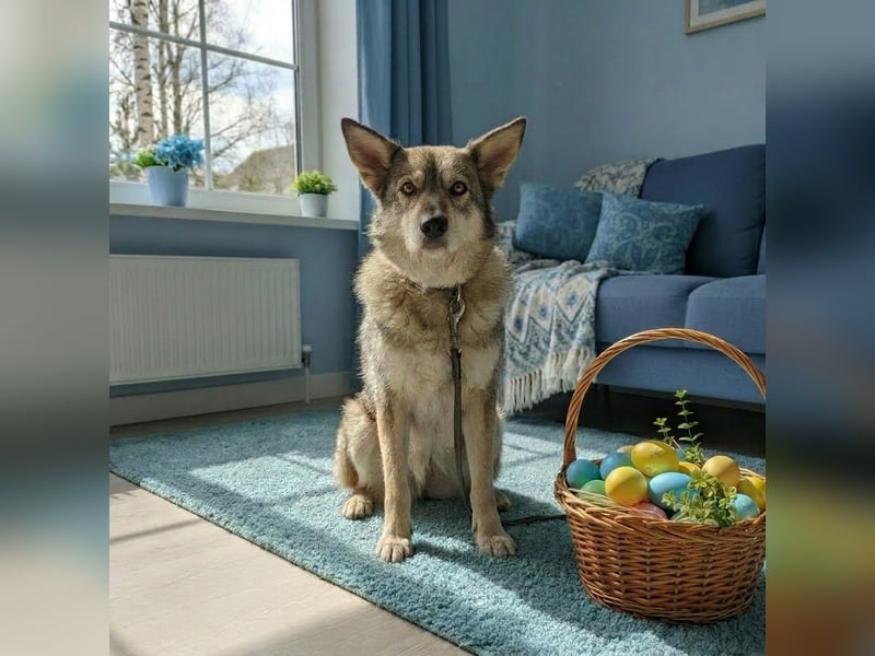 Wuschel Marta wartet auf ihre Menschen