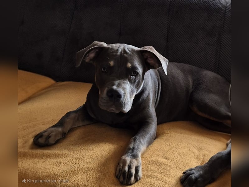 Süße Labradorwalmaraner/ American bully (pocket) Mix