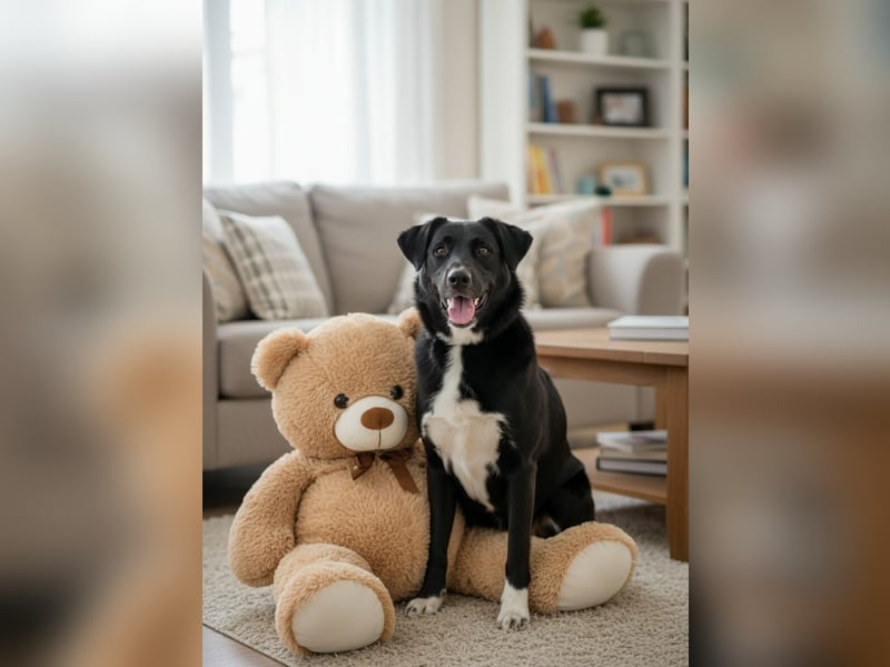 Der freundliche Jack sucht sein Körbchen