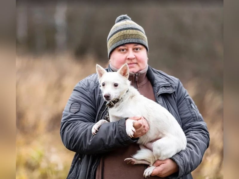 Kleiner weiße Kroki sucht liebevolle menschen