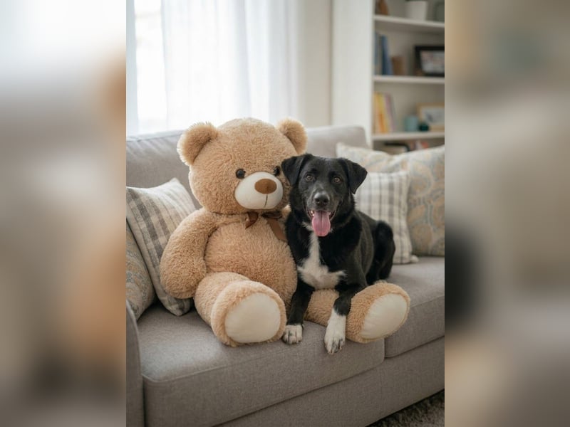 Der freundliche Jack sucht sein Körbchen