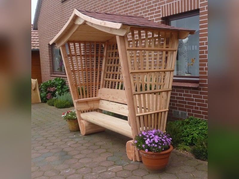 Gartenbank mit Gravur. Hochzeitsgeschenk. Rentners Geschenk.