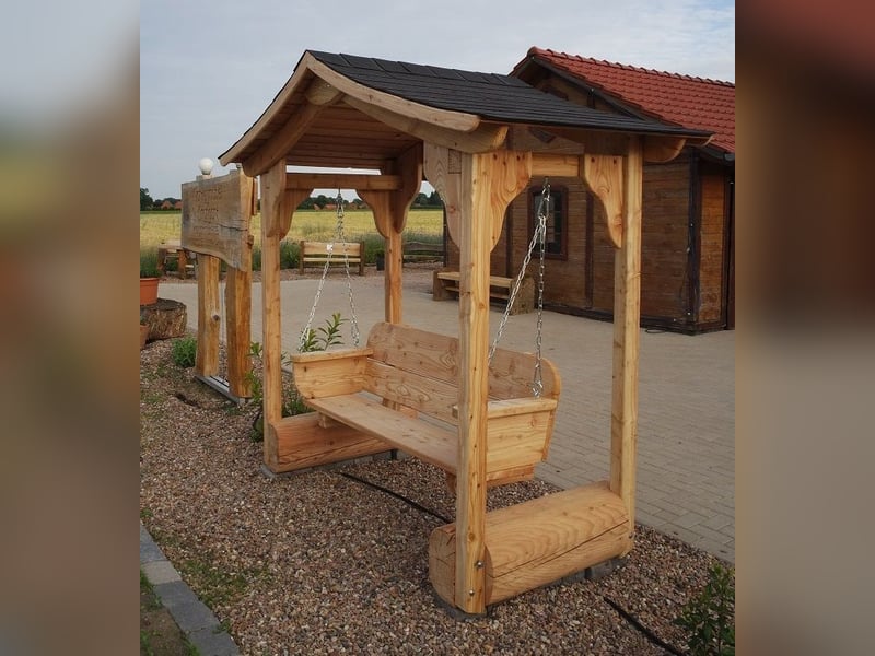Gartenbank mit Gravur. Hochzeitsgeschenk. Rentners Geschenk.