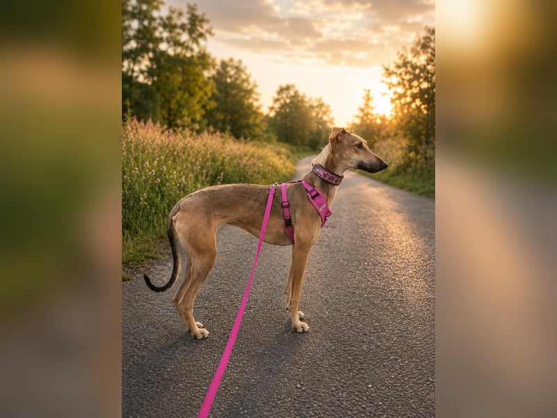 Windhund Sally sucht ein Zuhause