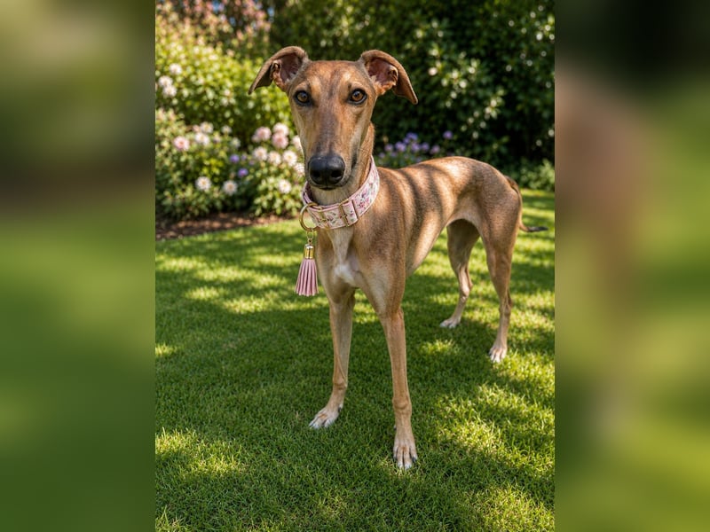 Windhund Sally sucht ein Zuhause
