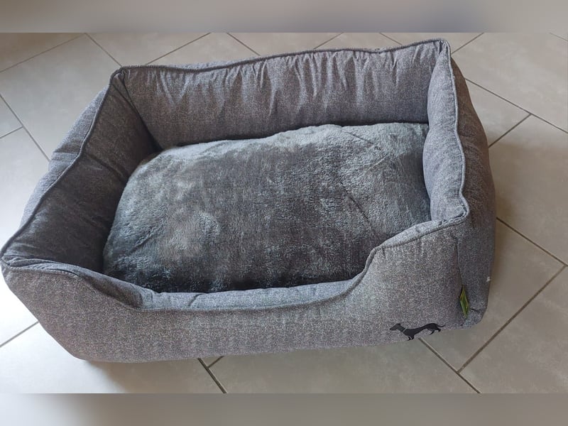 HUNTER Hunde-Sofa Hundekörbchen Boston 80x60cm Bezug abnehmbar NEU