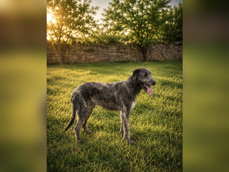 Irischer Wolfshund/ Irish Wolfhound Deckrüde Irland Import