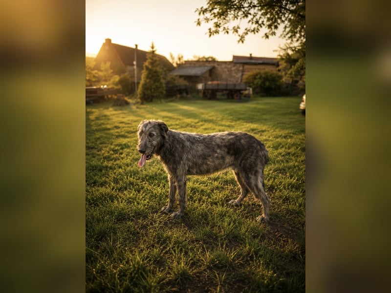 Irischer Wolfshund/ Irish Wolfhound Deckrüde Irland Import