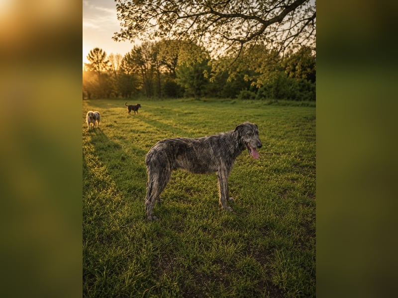 Irischer Wolfshund/ Irish Wolfhound Deckrüde Irland Import
