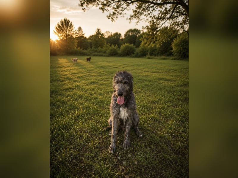 Irischer Wolfshund/ Irish Wolfhound Deckrüde Irland Import