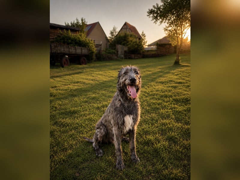 Irischer Wolfshund/ Irish Wolfhound Deckrüde Irland Import