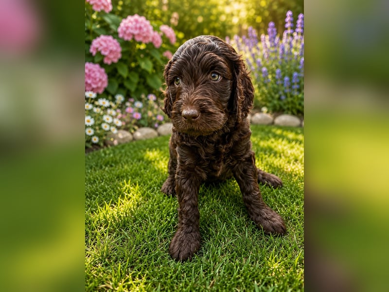 Leopard Labradoodle F1  Welpen ab sofort abzugeben