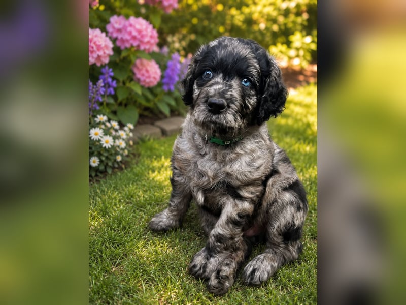 Leopard Labradoodle F1  Welpen ab sofort abzugeben