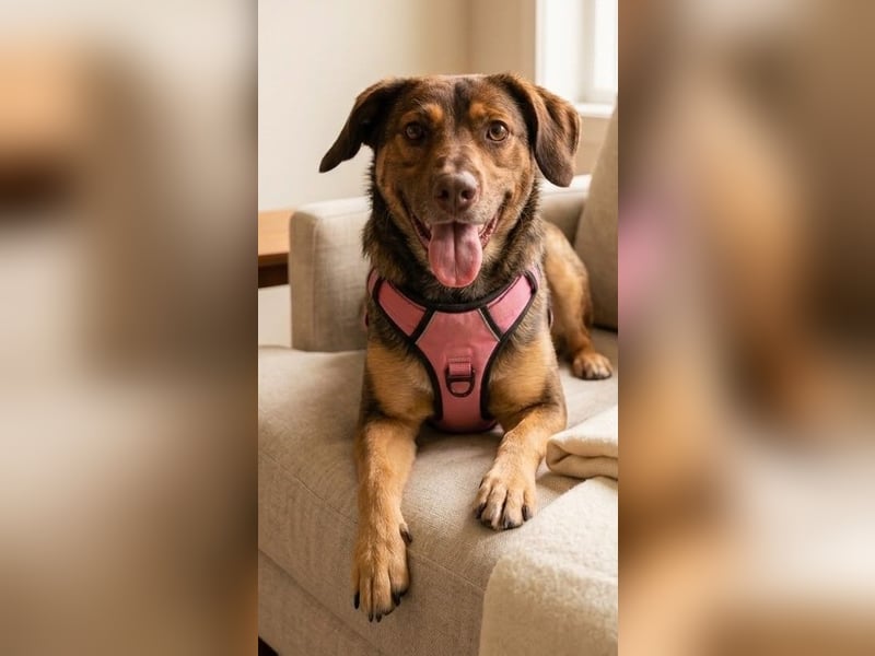 Luna, ganz lieber Familienhund
