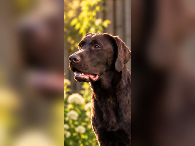 Labrador Deckrüde in Braun * FCI Import *