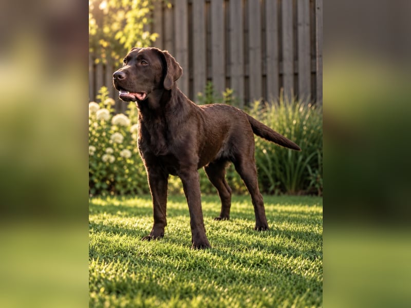 Labrador Deckrüde in Braun * FCI Import *