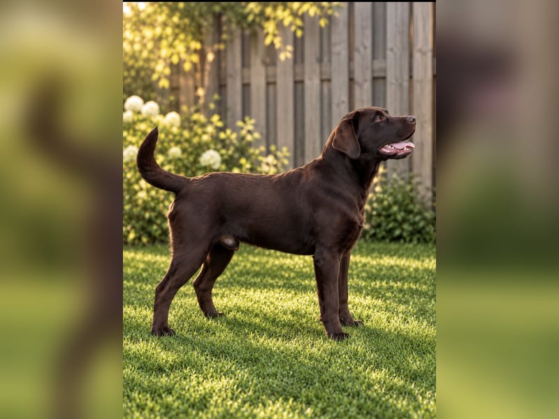 Labrador Deckrüde in Braun * FCI Import *