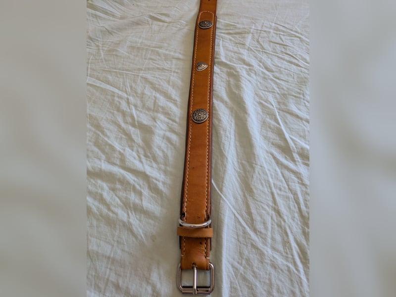 Lederhalsband 50-59cm
