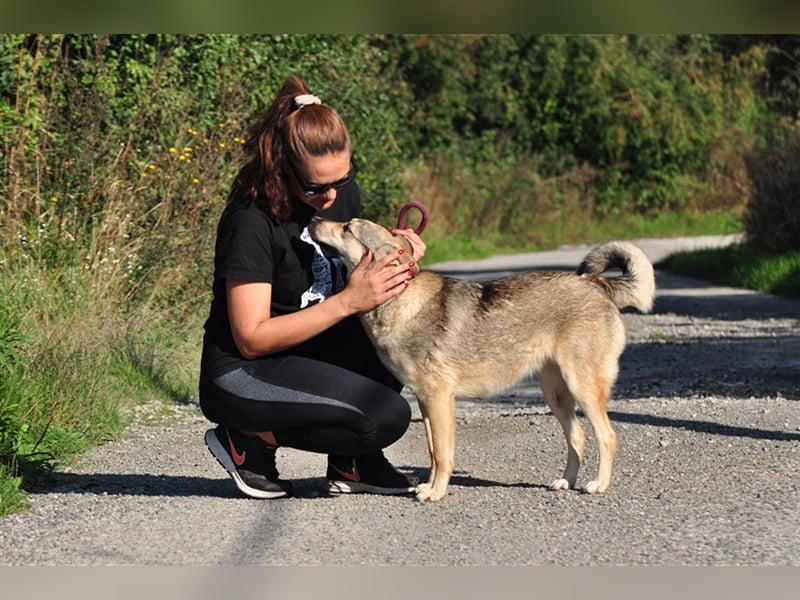 Nora liebt Aktivität und Bewegung