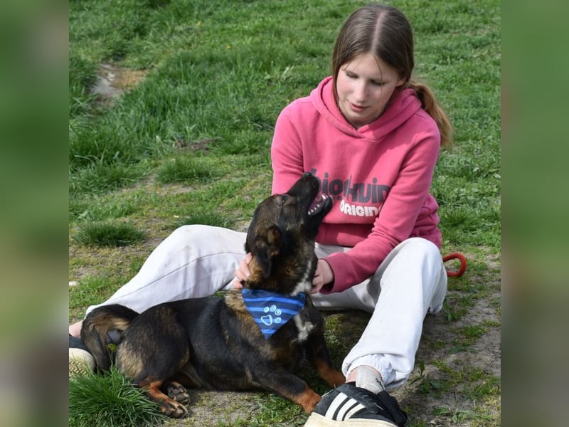 Emma - vor der Kette gerettet