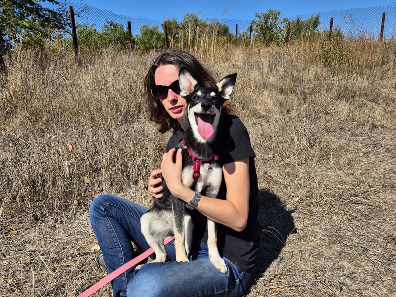 Aktive Anouk sucht ihre Menschen