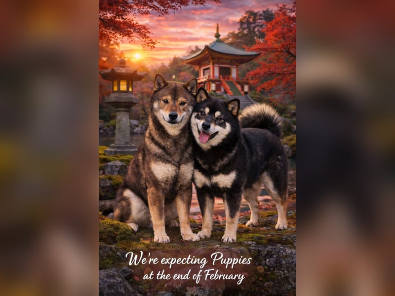 Shiba inu Welpen