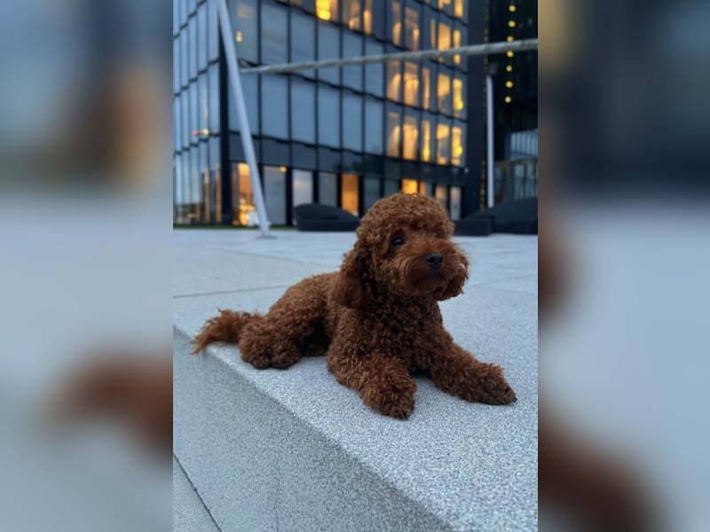 Wunderschöner Toy-Pudel Deckrüde wartet auf Damenbesuch
