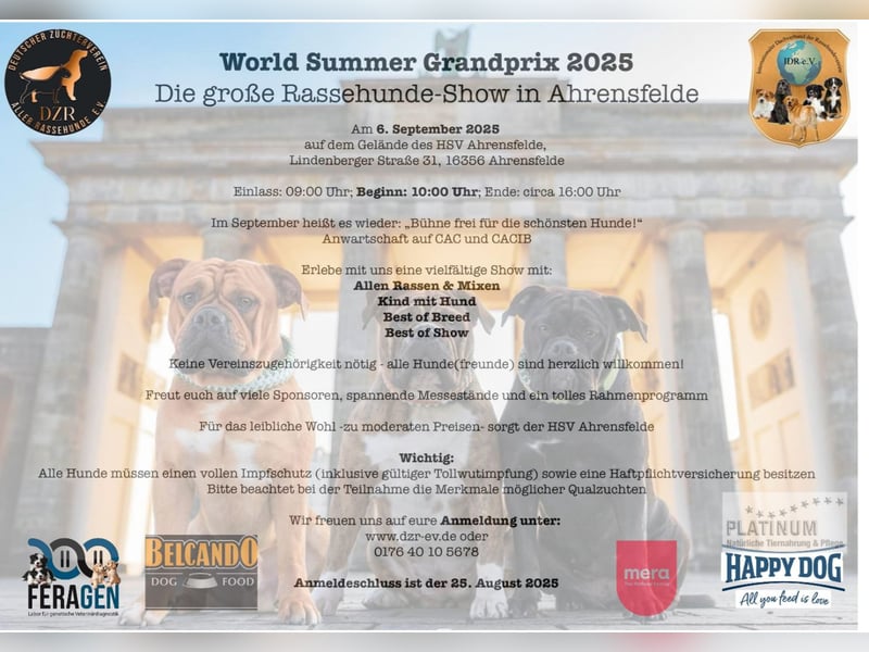 World Summer Grandprix Show in 16356