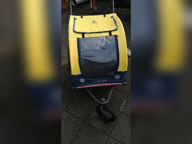 Wunderschönen Hundefahrradanhänger